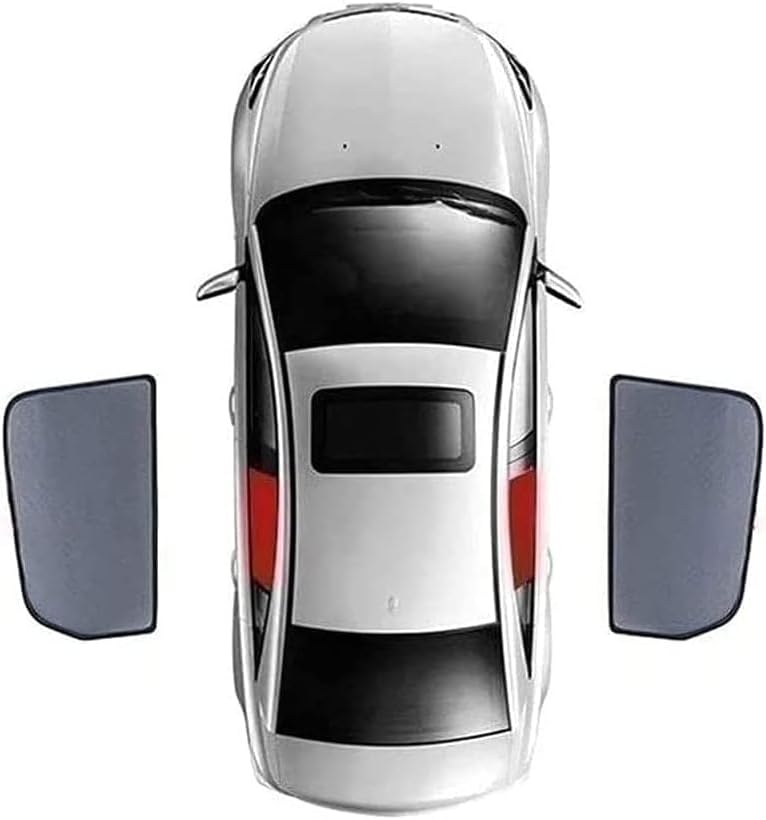 Car Window Sun Shades for Infiniti FX50S,UV blocking sun visor protector,Shade blinds to protect baby accessories.,B-2pcs rear window