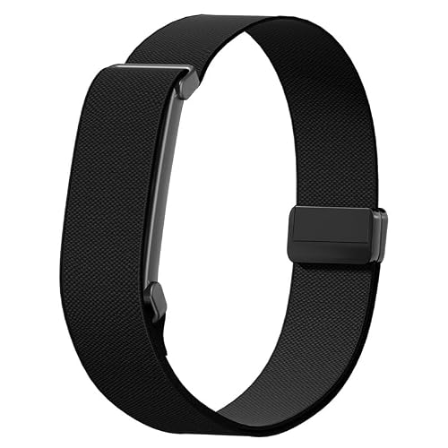 [TRIPLE RIVER] For Fitbit Air �P�[�X �o���h �J�o�[ �i�C���� �}�O�l�b�g�t�� ���C�t�� ���X�g�o���h �ی�P�[�X �ϏՌ� �V���v�� �����ȒP For �t�B�b�g�r�b�g �G�A(�u���b�N)