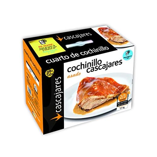 CASCAJARES - Un Cuarto de Cochinillo Asado. Digno del mejor asador. Para 2-3 personas.