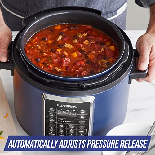 Blue-Diamond-Ceramic-Nonstick-16-in-1-6QT-Electric-Pressure-Cooker-Slow-Cooker-Rice-Cooker-Yogurt-Maker-Saute-Steamer-and-More-Programable-Dishwasher-Safe-Pot-PFAS-Free-Blue