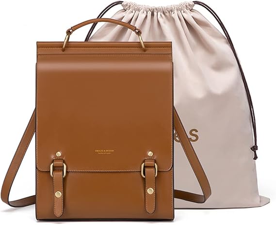 Amazon Co Jp レザー ビジネス リュック レディース 2way ショルダー 大容量 防水 本革リュック 薄型 バックパック 牛革 防水 レザー リュックサック 手提げ カバン 対応 自立可 通勤鞄 通学鞄 旅行 無地 ビジネスリュック シンプル イエロー シューズ バッグ