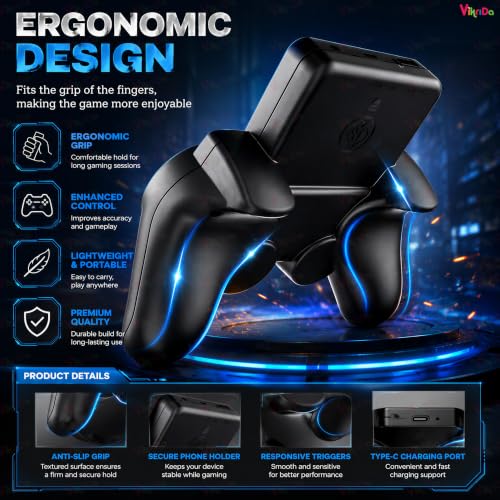 Image of VikriDA S10 Handheld Gaming Console for Kids & Adults | 520 Built-in Classic Retro Games | Portable Rechargeable Mini Video Game Player with TV Output | Arcade Game Box Toy Gift for Boys
