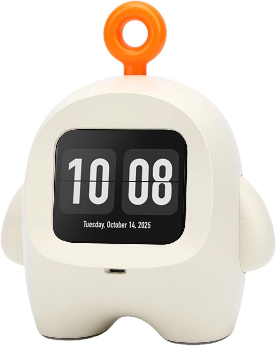 Aramox AI Voice Robot for Kids, Interactive Toy with Alarm Clock and Voice Chat (White)