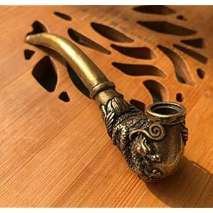 Opuntia Mo Handgemaakte pure messing roken pijpen kruid tabak pijpen sigaret houder
