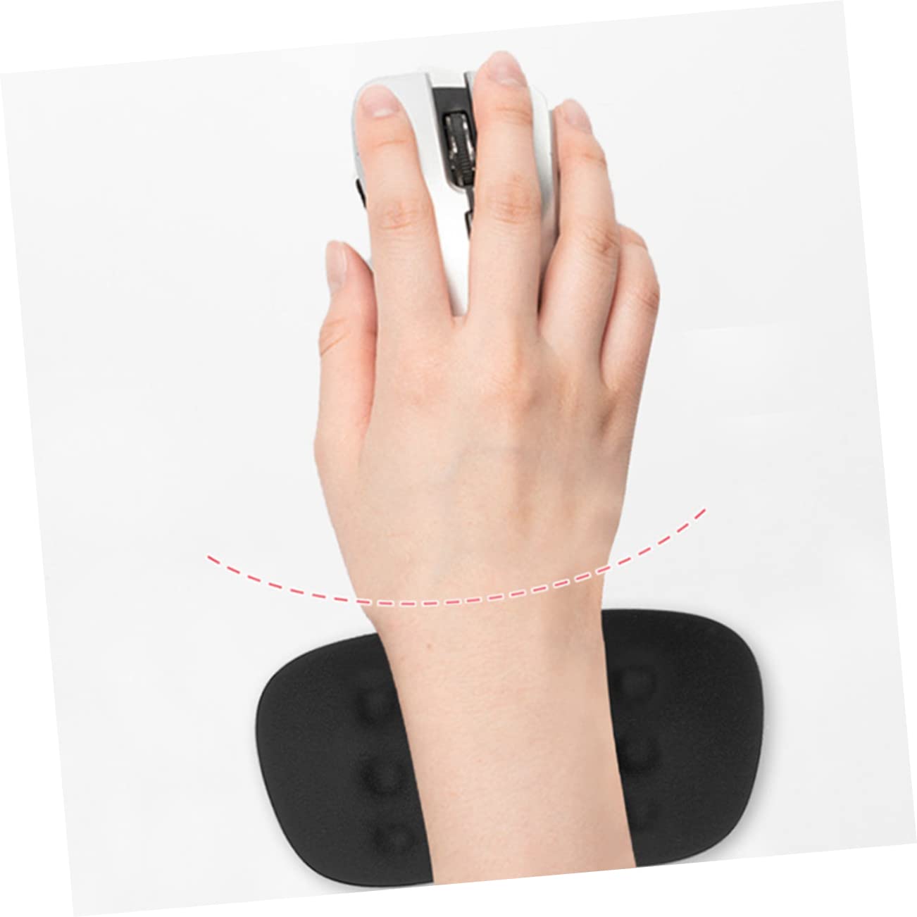 NUOBESTY 3stücke Ergonomische Handgelenkauflage Für Tastatur Und Atmungsaktive Rutschfeste Gel-oberfläche Mit Komfort-design Für Büro Und Gaming Zur Vermeidung Von