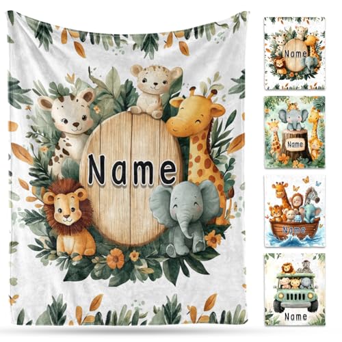 Ship Next Day, Personalized Baby Blanket - Printed in USA,
