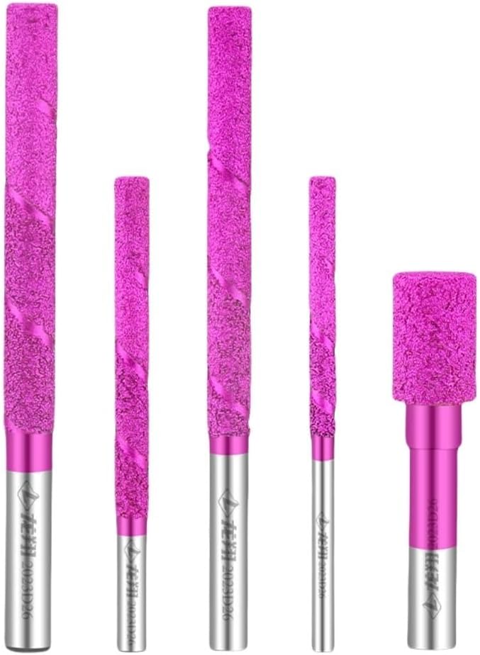 Stone Carving Knife, Foam Ceramic, Roman Groove Brazed Embossed Ball Joint, CNC Cutter, Cutting Flat Bottom Straight Cutter(P8.9-80 120)