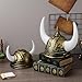 Abaodam 4pcs Viking Helmet With Horn Medieval Hat For Halloween Cosplay Parties Decorative medieval Berserker Soldier Costume Hat Helmet Fancy Dress