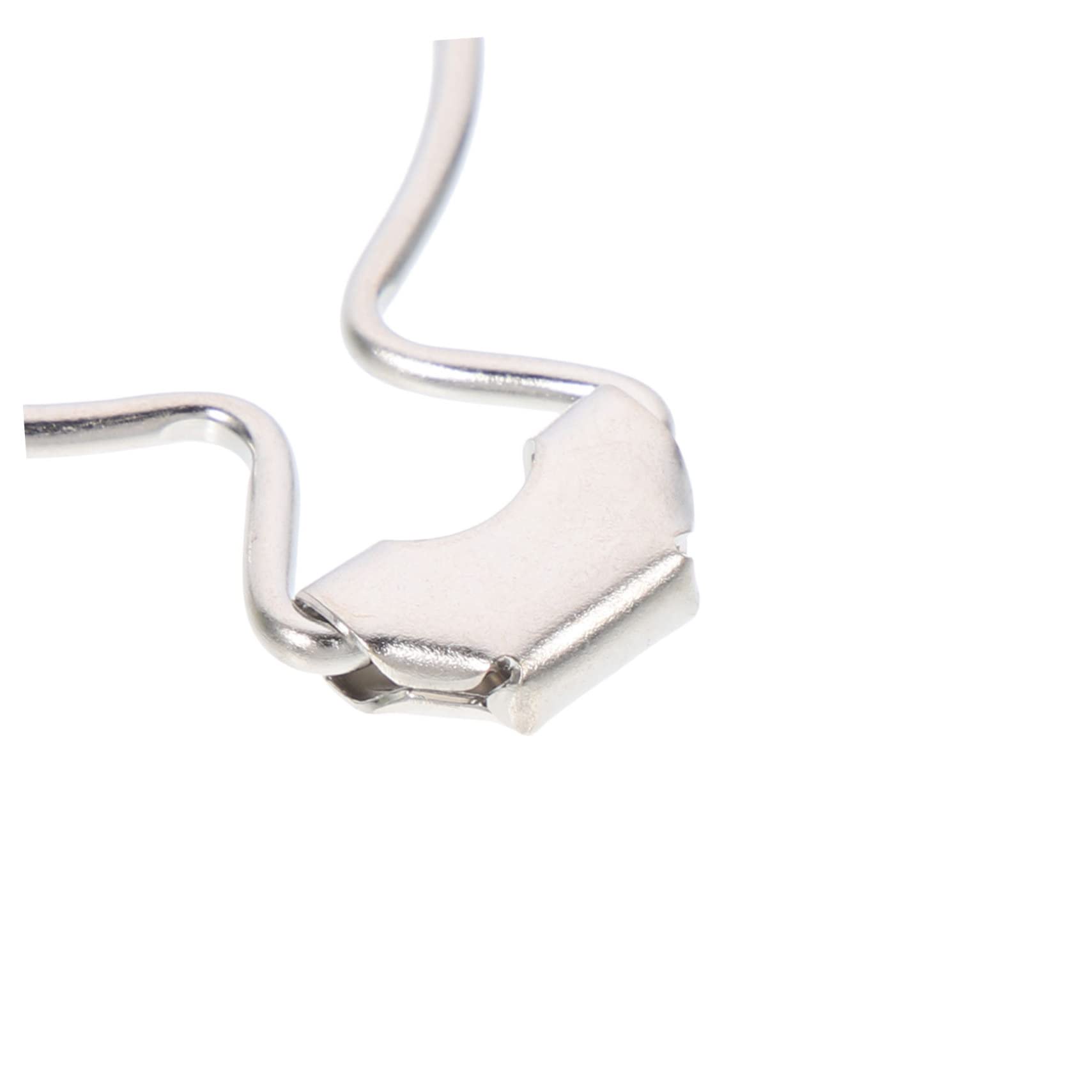 Lurrose 50piezas Hebillas De Ropa Forma De Corazón De Clips De Costura Para Proyectos De Prendas Accesorios Decorativos Para Pantalones Tirantes y Mochilas