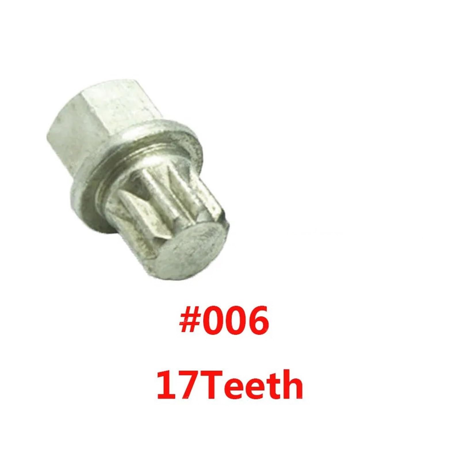 Radschrauben Kompatibel mit A4 A6 A8 für TT 5 Stück Radschrauben Sicherungsmuttern Schlüsseladapter 17 Zähne OE 8D0601139F 006