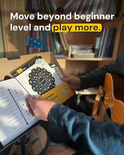 guitar chords chart pack 8x834 learn chords for guitar guitar chord progressions guitar scales guitar triads back to school music learning tool the guitar theory cheat sheet - easy read