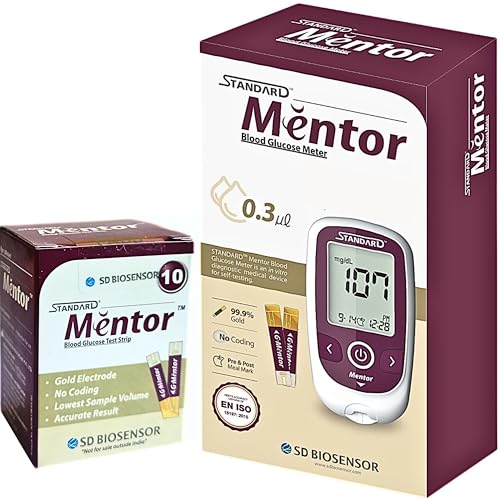 Digital Blood Glucose Meter for self Diabetes testing monitor mac...