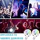 Vaileal 2 Stück LED Diskokugel: LED Discolampe E27 6W RGB Discokugel 360° Rotierend-Partybeleuchtung, Discolicht Partylicht RGB mit 7 Farben, Party Deko für Geburtstagsparty, Disco Lichteffekte