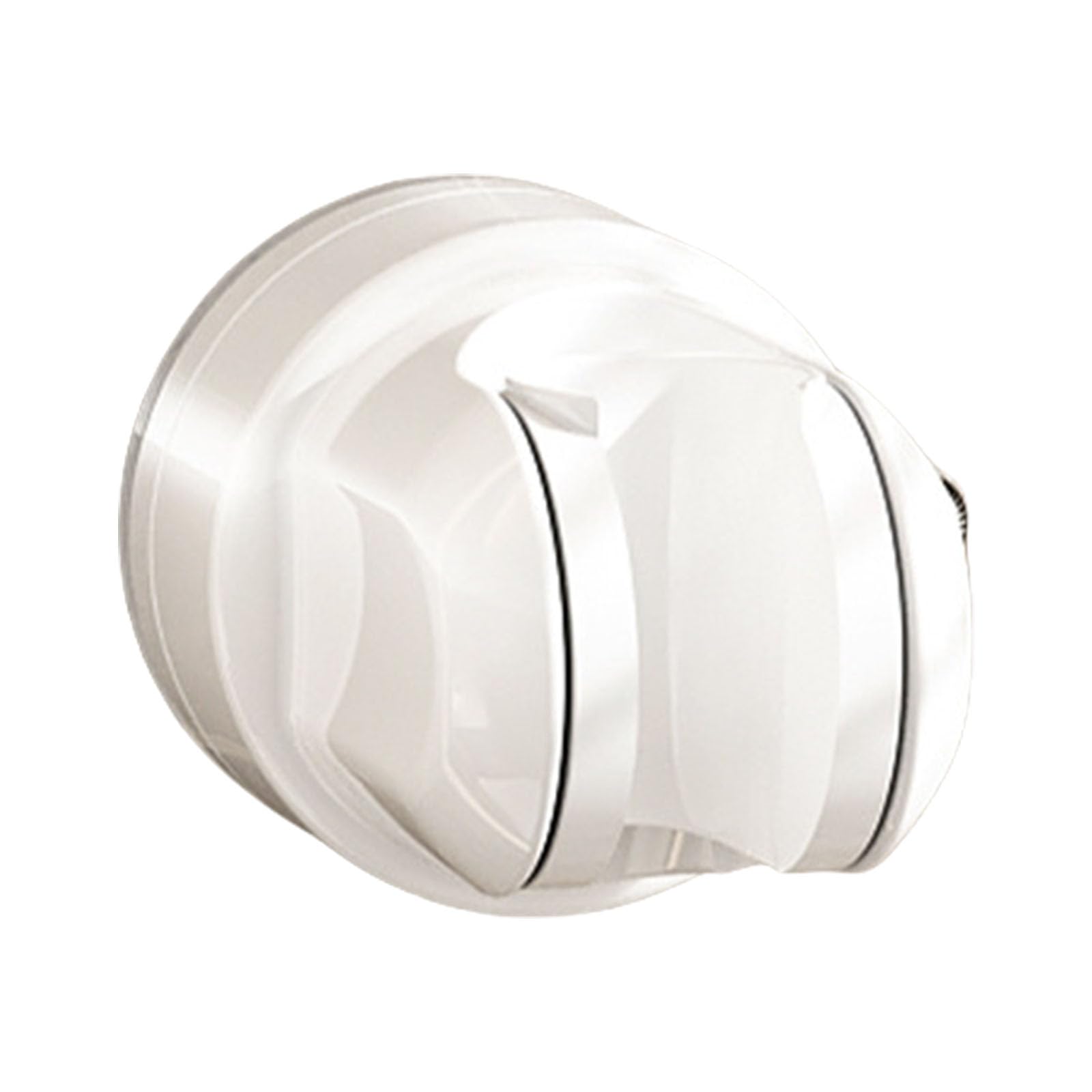 Tool-Free Shower Holder with Secure Adhesion, Rotating Suction Cup Bracket for/Glass Surfaces No Drilling Suction Cup Shower Holders Removable Wall Mount Strong Adhesive Holders Head Brackets Not