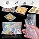 200 Stück Cellophantüten Selbstklebend Klein Kekstüten 7×7 Cm Zellophantüten Selbstklebend Süssigkeiten Tüte Kekstüte Weiße Tupfen Kleine Plätzchentüten Transparent Geschenktüten Kekse Tüten Gebäck