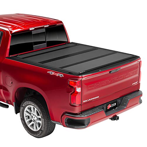 BAK BAKFlip MX4 Hard Folding Truck Bed Tonneau Cover | 448131 | Fits 2019 - 2023 Chevy/GMC Silverado/Sierra, works w/ MultiPro/Flex tailgate 6' 7" Bed (79.4") #1