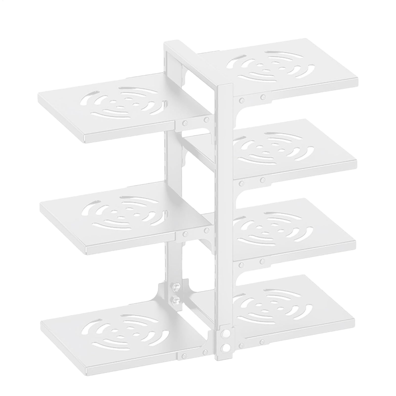 Organizzatore di pentole e padella, organizzatore di pentole Panna | Porta per il display pesante del rack per pentole, supporto regolabile per l'organ