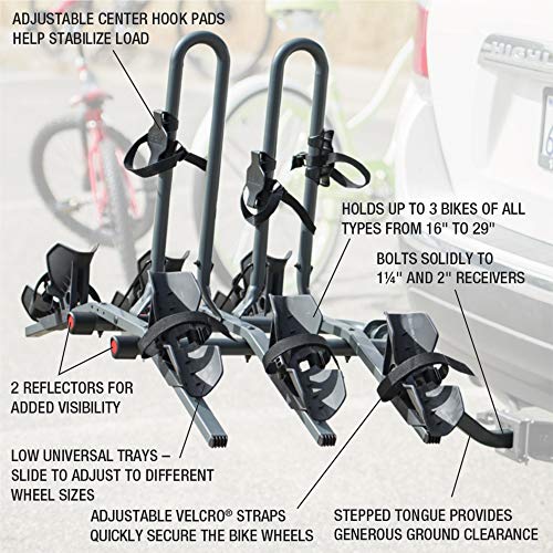 Image of Bell Right Up 350 3-Bicycle Platform Hitch Rack