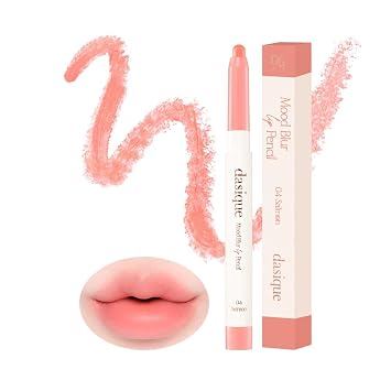 dasique Mood Blur Lip Pencil, 04 Salmon, 0.03 oz 0.9 g