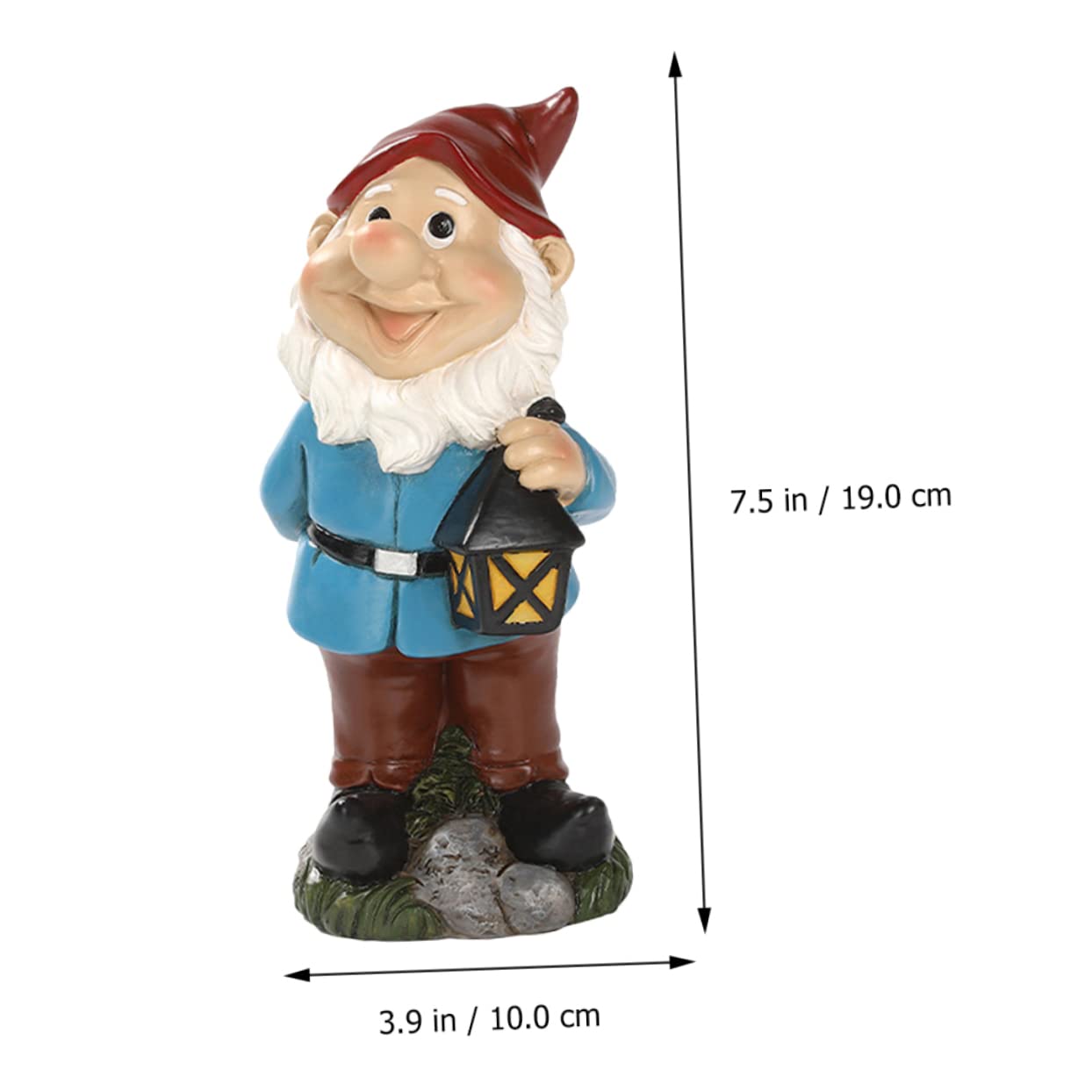 SUPVOX 1pezzi Decorazione in Resina Forma Di Nano Ornamento Da Scrivania Regalo Decorazione in Resina Adorabile Da Tavolo Per Casa e Ufficio