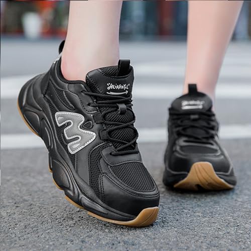 Image of Nutropa Steel Toe Boots for Men, Lightweight Safety Work Shoes, Comfortable Breathable Composite Toe Boots Slip-Resistant Indestructible Shoes