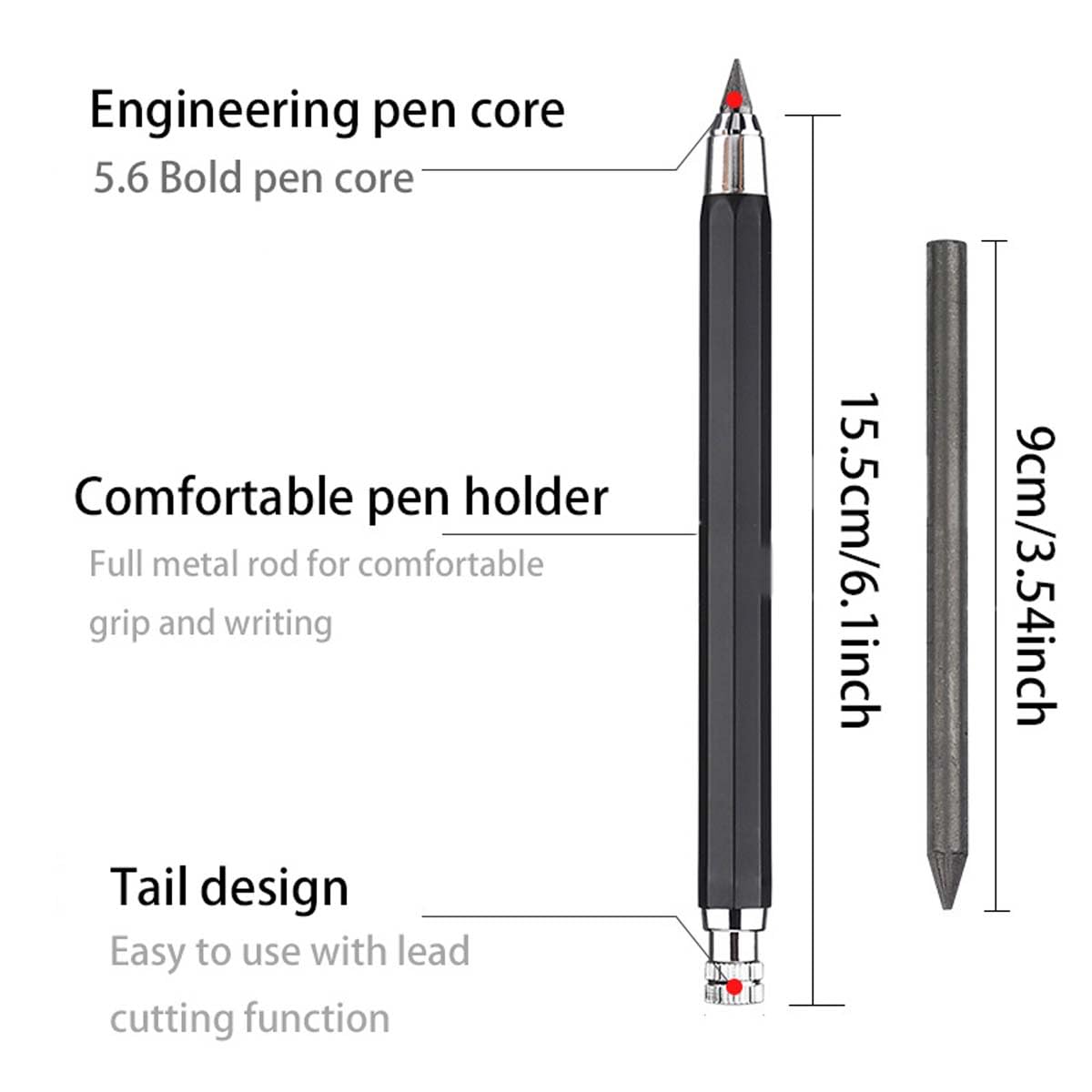 Koh-I-Noor Druckbleistift Versatil 5217, sortiert, Metall, HB, mit Spitzer, Strichbreite 2 mm, 6 Stück – Böttcher AG Koh-I-Noor Druckbleistift Versatil 5217, sortiert, Metall, HB, mit Spitzer, Strichbreite 2 mm, 6 Stück – Böttcher AG