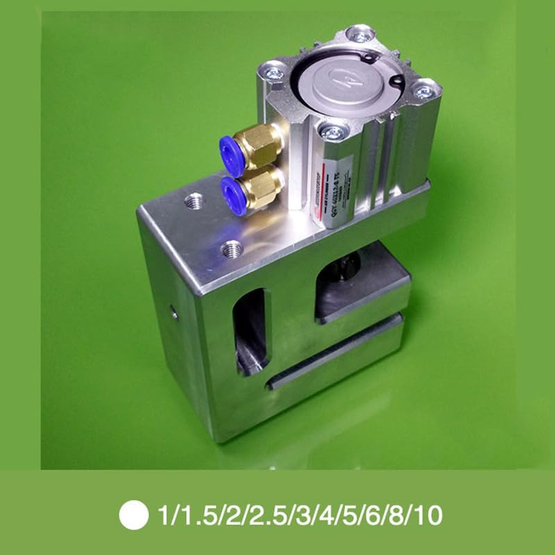 Small Round Hole Puncher Pneumatic Air Operated Punching Machine for Plastic Bags Packaging Machine Puncher - (Color: 7mm)