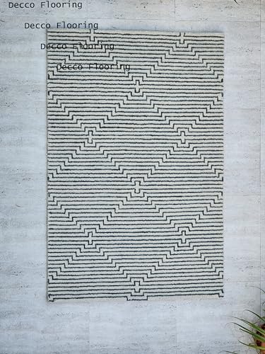 Image of Soft Pure Woolen Modern Collection Tufted Carpet for Living Room,Bedroom'Kitchen and Hall (12 X 15) Feet