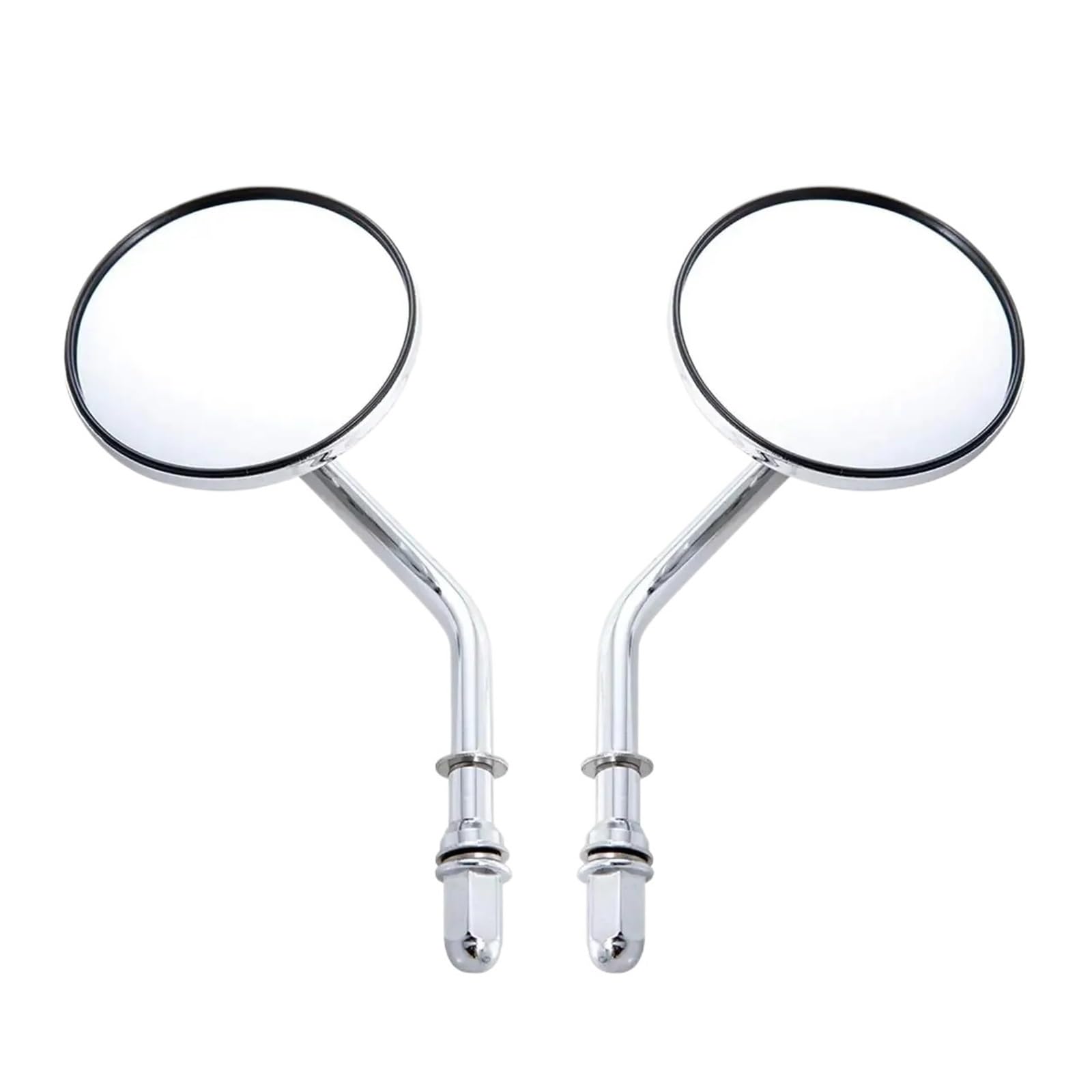 Espejo retrovisor redondo M8 de alta resistencia para acabados bobber 8