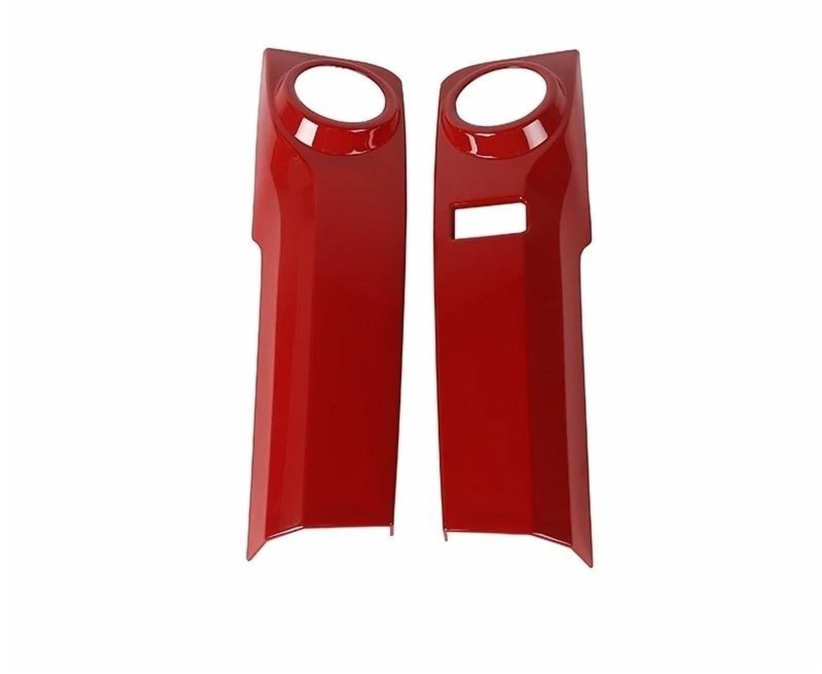Cfckhpthaz Red Interior Styling Cover For 4Runner 2010-2023 Car Air Conditioning Control Panel Decoration Cover Carbon Fiber