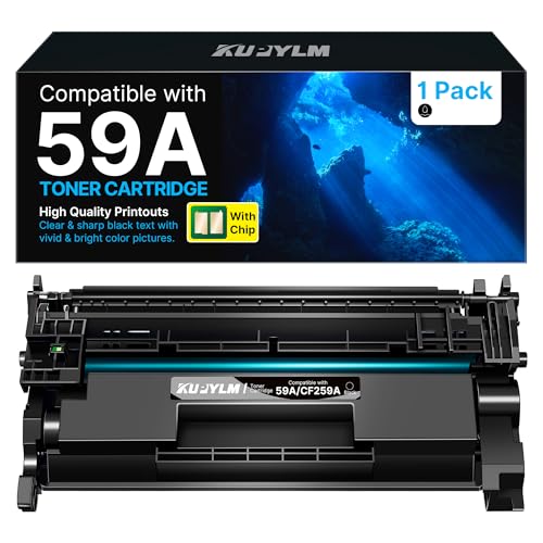 KUPYLM 59A CF259A Toner Con Chip Compatibile per HP LaserJet Pro MFP M428fdw, M428dw, M404dn, M428, M428fdn, M428m (Nero, 1-Pack)