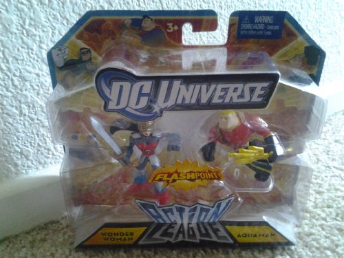 DC Universe Action League FLASHPOINT Mini Figure 2Pack Wonder Woman Aquaman