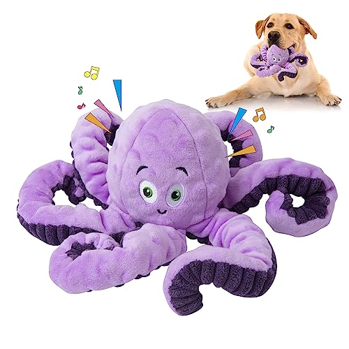 Dog-Toys-for-Large-Breed-Octopus-Squeaky-Funny-Cute-Interactive-Medium-Small-Dog-Toys-Stuffed-Plush-Animals-Puppy-Toys-Dog-Birthday-for-Dog-Presents-Octopus