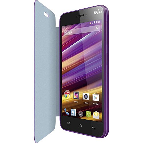 Wiko Original Flip Hülle für Jimmy lila