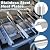 Grill Replacement Parts for Charbroil Performance 4-Burner 463354021 463365021 463352521 463365522 463366022, 17" Cooking Grates, Heat Plates & Burners Tubes for Charbroil Gas Grill Repair Kit