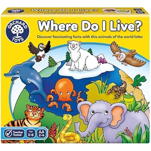 Orchard Toys Where Do I Live Educational Game Cover
