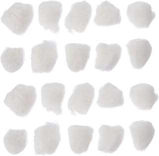 Beavorty 12 Bolas De Algodão Absorventes Bolas De Algodão Faciais Bolas De Algodão De Beleza Bolas De Algodão Premium Macias Bolas De Algodão Orgânico Suprimentos De Limpeza