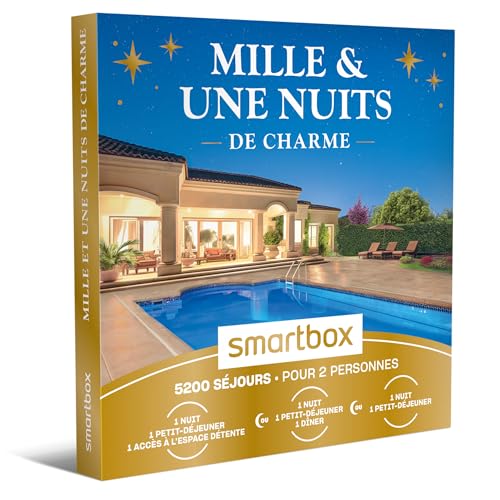 Coffret Cadeau Smartbox Mille et Une Nuits de Charme pour escapade bien-être