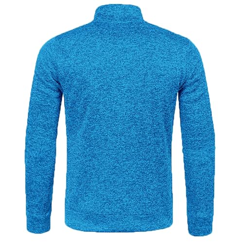 Men's 1/4 Zip Pullover Sweatshirt Fashion Fall Casual Athletic Sweat Shirt Lightweight Outdoor Active Sports Tops4