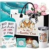 Aunt Gifts from Niece Nephew Aunt Mothers Day Gifts for Aunt Auntie Gifts Best Aunt Ever Gifts Unique Aunt Birthday Gifts Basket for Auntie Mothers Day Gifts for Auntie wCanvas Tote Bag Tumbler