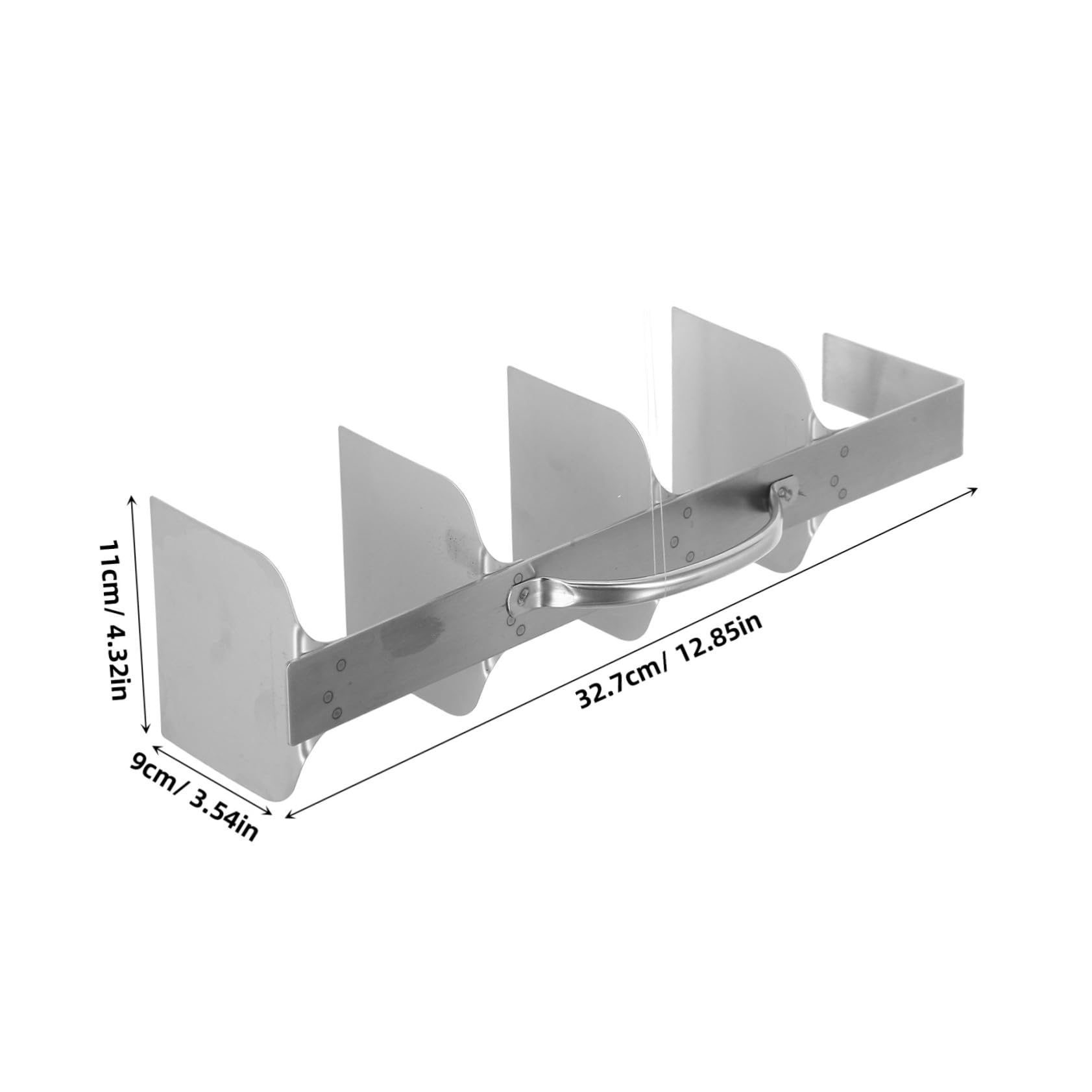 Coupe-pâtisserie Emporte-pièce à Tiramisu 40×9,5 Cm Acier Inoxydable Découpe Précise 5 Parts Égales Ustensile la Cuisine Hygiénique pour Dessert Maison et Professionnel
