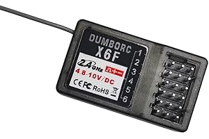 DUMBORC X6F 6-Channel 2.4GHz RC Receiver for DUMBORC X4 X5 X6 RC Car/Boat