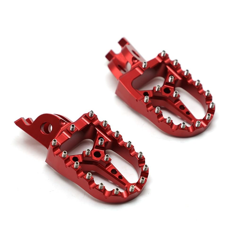 Accessoires pédales Repose-Pieds Larges pour Moto Honda CRF450X CR250 Aluminium
