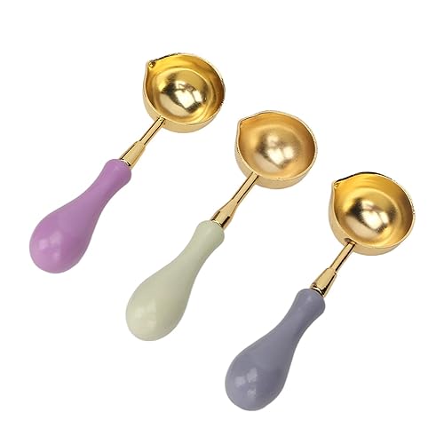 Miniatura 3 de Cuchara de sellado de cera, cuchara de sellado de cera, cuchara de fusión, cuchara grande de sellado, cuchara de sellado de cera de boda, cuchara