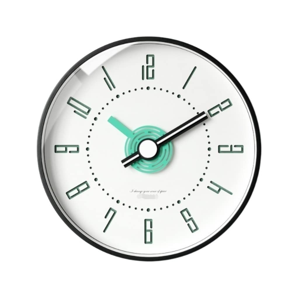 REIFOR Wall Clock Living Room Home Wall Clock Restaurant Silent Clock Non Ticking Quartz Clock Easy To Read Home Office Classroom Clock Decorative Wall Clocks For Office (Color : Grün)