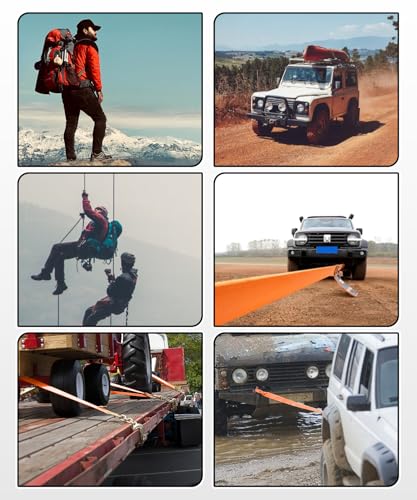 Ouxayapl 5 Stück Spanngurte mit Ratsche, 2Mx 25 MM, Zurrgurte mit Ratsche für Auto, Sackkarre, Motorrad, Gepäck, Camping, Transport - Belastbarkeit 800kg-Robust & Wetterfest