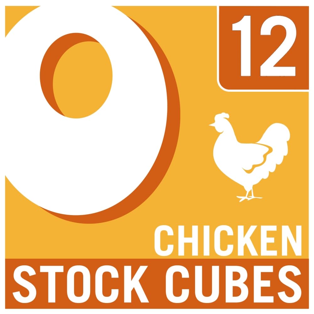 OXO 12 Chicken Stock Cubes – Savoury Chicken Flavour, Ideal for Soups, Stews, Gravy & Roast Dinners, 71g (Pack of 1)