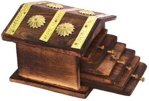 Ekam Art Kitchen & Dining Wooden Tea Coster for Table Top Decorations