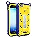 iPhone 6S Plus Case, POETIC Revolution [Premium Rugged] Protective Case with [Landscape Stand Feature] [Shock Absorption & Dust Resistant] for Apple iPhone 6 Plus /iPhone 6S Plus Yellow/Blue