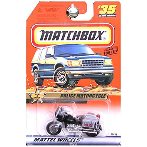 Matchbox 1999-35 Law & Order Police Motorcycle 1:64 Scale - image 1